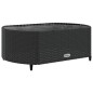 vidaXL 4-tlg. Garten-Sofagarnitur mit Kissen Schwarz Poly Rattan vidaXL 4-tlg. Garten-Sofagarnitur mit Kissen Schwarz Poly Rattan
