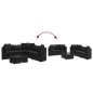 vidaXL 6-tlg. Garten-Sofagarnitur mit Kissen Schwarz Poly Rattan vidaXL 6-tlg. Garten-Sofagarnitur mit Kissen Schwarz Poly Rattan