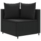 vidaXL 10-tlg. Garten-Sofagarnitur mit Kissen Schwarz Poly Rattan vidaXL 10-tlg. Garten-Sofagarnitur mit Kissen Schwarz Poly Rattan
