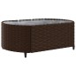 vidaXL 6-tlg. Garten-Sofagarnitur mit Kissen Braun Poly Rattan vidaXL 6-tlg. Garten-Sofagarnitur mit Kissen Braun Poly Rattan
