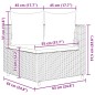 vidaXL 6-tlg. Garten-Sofagarnitur mit Kissen Braun Poly Rattan vidaXL 6-tlg. Garten-Sofagarnitur mit Kissen Braun Poly Rattan