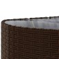 vidaXL 5-tlg. Garten-Sofagarnitur mit Kissen Braun Poly Rattan vidaXL 5-tlg. Garten-Sofagarnitur mit Kissen Braun Poly Rattan