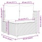 vidaXL 7-tlg. Garten-Sofagarnitur mit Kissen Grau Poly Rattan vidaXL 7-tlg. Garten-Sofagarnitur mit Kissen Grau Poly Rattan