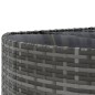 vidaXL 4-tlg. Garten-Sofagarnitur mit Kissen Grau Poly Rattan vidaXL 4-tlg. Garten-Sofagarnitur mit Kissen Grau Poly Rattan