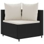 vidaXL 7-tlg. Garten-Sofagarnitur mit Kissen Schwarz Poly Rattan vidaXL 7-tlg. Garten-Sofagarnitur mit Kissen Schwarz Poly Rattan