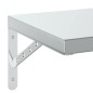 vidaXL Wandregale 2 Stk. 75x30 cm Silbern Edelstahl vidaXL Wandregale 2 Stk. 75x30 cm Silbern Edelstahl