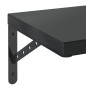 vidaXL Wandregale 2 Stk. 100x30 cm Schwarz Edelstahl vidaXL Wandregale 2 Stk. 100x30 cm Schwarz Edelstahl