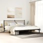 vidaXL Metallbett ohne Matratze Sonoma-Eiche 183x213 cm vidaXL Metallbett ohne Matratze Sonoma-Eiche 183x213 cm