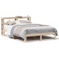 vidaXL Massivholzbett mit Kopfteil 135x190 cm Kiefer vidaXL Massivholzbett mit Kopfteil 135x190 cm Kiefer