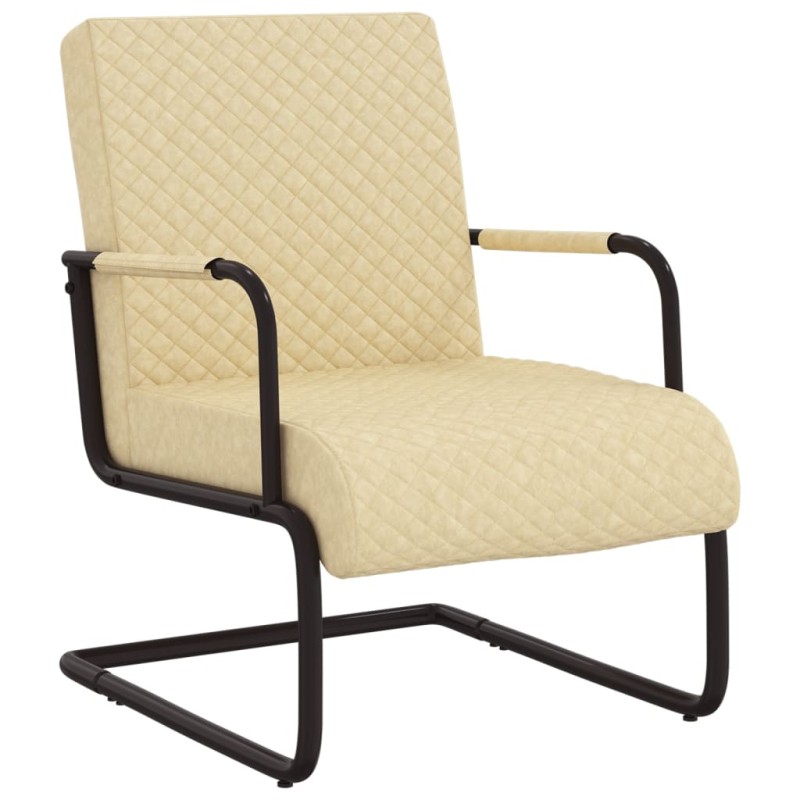 Freischwinger Creme Kunstleder Freischwinger Creme Kunstleder