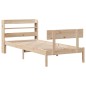vidaXL Massivholzbett ohne Matratze 75x190 cm Kiefernholz vidaXL Massivholzbett ohne Matratze 75x190 cm Kiefernholz