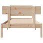vidaXL Massivholzbett ohne Matratze 75x190 cm Kiefernholz vidaXL Massivholzbett ohne Matratze 75x190 cm Kiefernholz