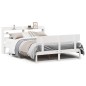 vidaXL Massivholzbett ohne Matratze Weiß 140x200 cm Kiefernholz vidaXL Massivholzbett ohne Matratze Weiß 140x200 cm Kiefernholz
