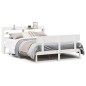 vidaXL Massivholzbett ohne Matratze Weiß 120x190 cm Kiefernholz vidaXL Massivholzbett ohne Matratze Weiß 120x190 cm Kiefernholz
