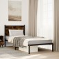 vidaXL Metallbett ohne Matratze Räuchereiche 80x200 cm vidaXL Metallbett ohne Matratze Räuchereiche 80x200 cm
