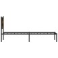 vidaXL Metallbett ohne Matratze Räuchereiche 80x200 cm vidaXL Metallbett ohne Matratze Räuchereiche 80x200 cm