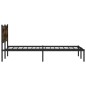 vidaXL Metallbett ohne Matratze Räuchereiche 160x200 cm vidaXL Metallbett ohne Matratze Räuchereiche 160x200 cm