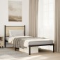 vidaXL Metallbett ohne Matratze Sonoma-Eiche 90x200 cm vidaXL Metallbett ohne Matratze Sonoma-Eiche 90x200 cm