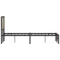 vidaXL Metallbett ohne Matratze Sonoma-Eiche 120x190 cm vidaXL Metallbett ohne Matratze Sonoma-Eiche 120x190 cm