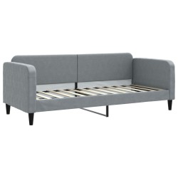 vidaXL Tagesbett Hellgrau 80x200 cm Stoff