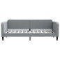 vidaXL Tagesbett Hellgrau 80x200 cm Stoff vidaXL Tagesbett Hellgrau 80x200 cm Stoff