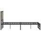 vidaXL Metallbett ohne Matratze Sonoma-Eiche 140x190 cm vidaXL Metallbett ohne Matratze Sonoma-Eiche 140x190 cm