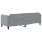 vidaXL Tagesbett Hellgrau 80x200 cm Stoff vidaXL Tagesbett Hellgrau 80x200 cm Stoff