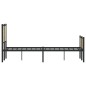 vidaXL Metallbett ohne Matratze Sonoma-Eiche 137x190 cm vidaXL Metallbett ohne Matratze Sonoma-Eiche 137x190 cm