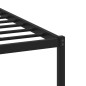 vidaXL Bettgestell mit Kopfteil Metall Braun Eichen-Optik 80x200 cm vidaXL Bettgestell mit Kopfteil Metall Braun Eichen-Optik 80x200 cm