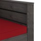 2-tlg. Garten-Lounge-Set mit Kissen Grau Imprägniertes Holz 2-tlg. Garten-Lounge-Set mit Kissen Grau Imprägniertes Holz