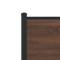 vidaXL Metallbett ohne Matratze Braun Eichen-Optik 120x190 cm vidaXL Metallbett ohne Matratze Braun Eichen-Optik 120x190 cm