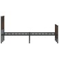 vidaXL Bettgestell mit Kopf- und Fußteil Metall 137x190 cm vidaXL Bettgestell mit Kopf- und Fußteil Metall 137x190 cm