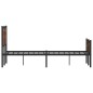 vidaXL Bettgestell mit Kopf- und Fußteil Metall 120x190 cm vidaXL Bettgestell mit Kopf- und Fußteil Metall 120x190 cm