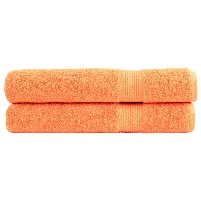 vidaXL Premium-Saunatücher SOLUND 2 Stk. Orange 80x200 cm 600 g/m² vidaXL Premium-Saunatücher SOLUND 2 Stk. Orange 80x200 cm 600 g/m²