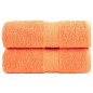 vidaXL Premium-Seiftücher SOLUND 2 Stk. Orange 30x30 cm 600 g/m² vidaXL Premium-Seiftücher SOLUND 2 Stk. Orange 30x30 cm 600 g/m²