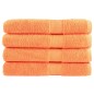 vidaXL Premium-Handtücher SOLUND 4 Stk. Orange 100x200 cm 600 g/m² vidaXL Premium-Handtücher SOLUND 4 Stk. Orange 100x200 cm 600 g/m²