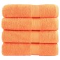 vidaXL Premium-Handtücher SOLUND 4 Stk. Orange 50x100 cm 600 g/m² vidaXL Premium-Handtücher SOLUND 4 Stk. Orange 50x100 cm 600 g/m²