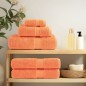 vidaXL Premium-Handtücher SOLUND 4 Stk. Orange 50x100 cm 600 g/m² vidaXL Premium-Handtücher SOLUND 4 Stk. Orange 50x100 cm 600 g/m²