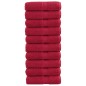 vidaXL Premium-Gästetücher SOLUND 10 Stk. Rot 30x50 cm 600 g/m² vidaXL Premium-Gästetücher SOLUND 10 Stk. Rot 30x50 cm 600 g/m²
