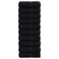 vidaXL Premium-Seiftücher SOLUND 10 Stk. Schwarz 30x30 cm 600 g/m² vidaXL Premium-Seiftücher SOLUND 10 Stk. Schwarz 30x30 cm 600 g/m²