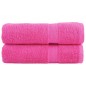 vidaXL Premium-Duschtücher SOLUND 2 Stk. Rosa 70x140 cm 600 g/m² vidaXL Premium-Duschtücher SOLUND 2 Stk. Rosa 70x140 cm 600 g/m²