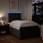 vidaXL Boxspringbett mit Matratze Dunkelbraun 120x200 cm Stoff vidaXL Boxspringbett mit Matratze Dunkelbraun 120x200 cm Stoff
