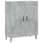 vidaXL Highboard Betongrau 69,5x34x180 cm Holzwerkstoff vidaXL Highboard Betongrau 69,5x34x180 cm Holzwerkstoff