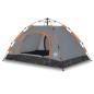 vidaXL Campingzelt 2 Personen Grau und Orange Quick Release vidaXL Campingzelt 2 Personen Grau und Orange Quick Release