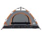 vidaXL Campingzelt 2 Personen Grau und Orange Quick Release vidaXL Campingzelt 2 Personen Grau und Orange Quick Release