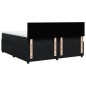 vidaXL Boxspringbett mit Matratze Schwarz 200x200 cm Samt vidaXL Boxspringbett mit Matratze Schwarz 200x200 cm Samt