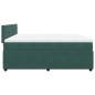 vidaXL Boxspringbett mit Matratze Dunkelgrün 200x200 cm Samt vidaXL Boxspringbett mit Matratze Dunkelgrün 200x200 cm Samt