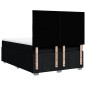 vidaXL Boxspringbett mit Matratze Schwarz 140x190 cm Stoff vidaXL Boxspringbett mit Matratze Schwarz 140x190 cm Stoff