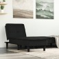 Chaiselongue Schwarz Stoff Chaiselongue Schwarz Stoff