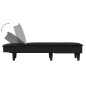 Chaiselongue Schwarz Stoff Chaiselongue Schwarz Stoff